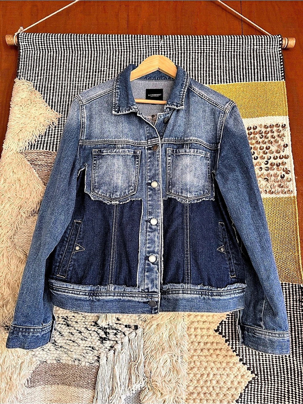 Liverpool Denim Jacket Blue Size XL